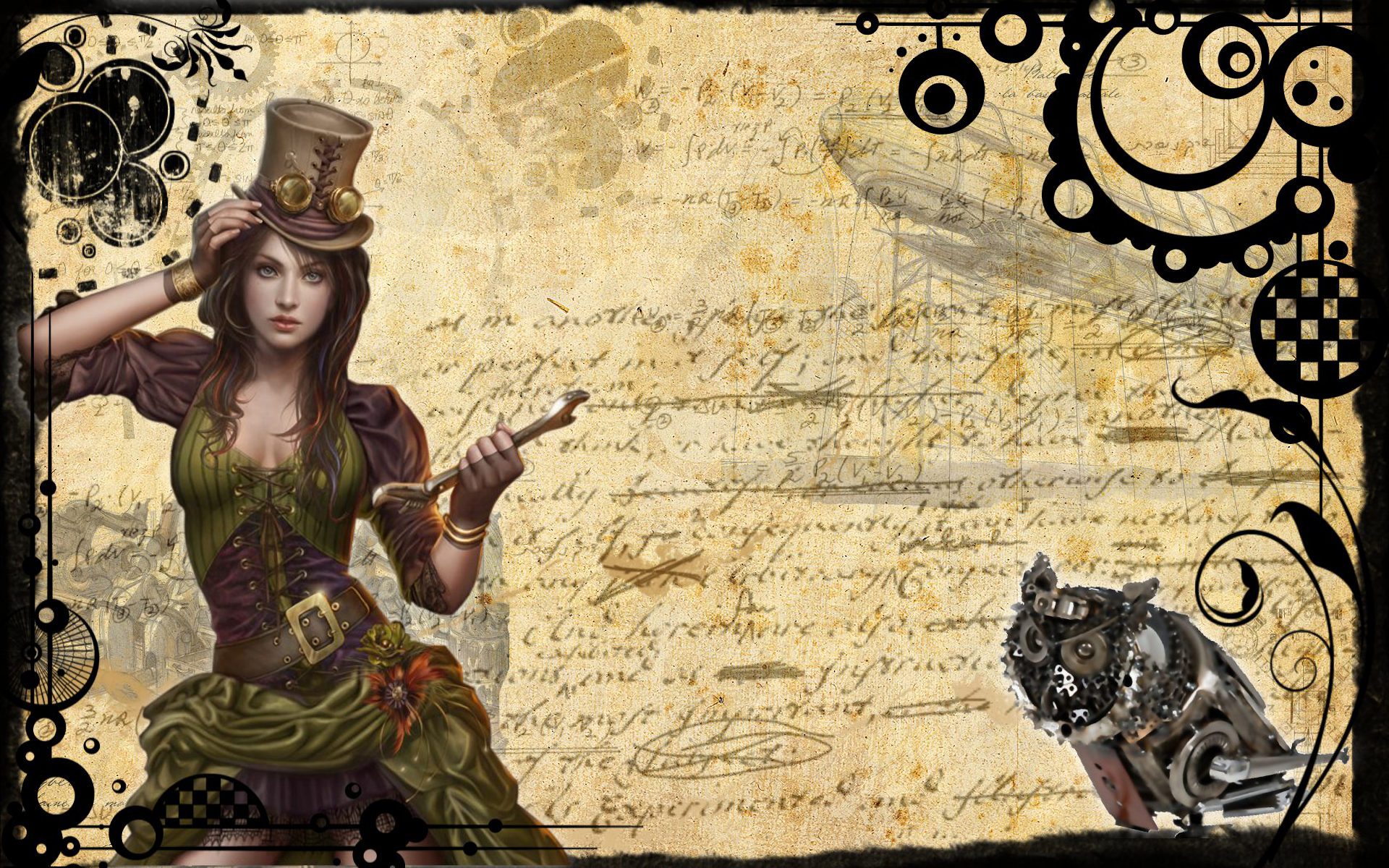 Steampunk Girl by Cris Ortega