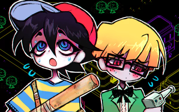  Ness and Jeff Moonside by Yulyeong