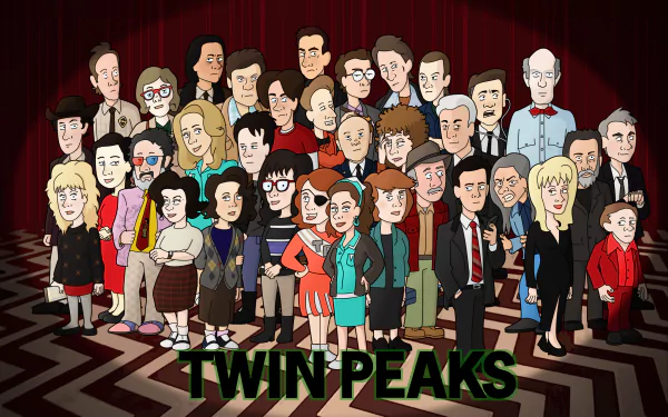  Twin Peaks Cast as Cartoon Characters