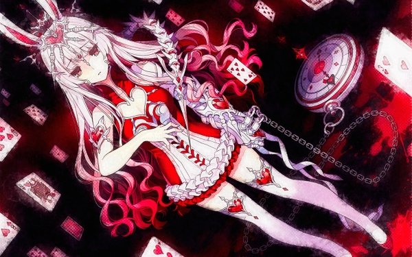 Anime Alice In Wonderland White Rabbit HD Wallpaper | Background Image