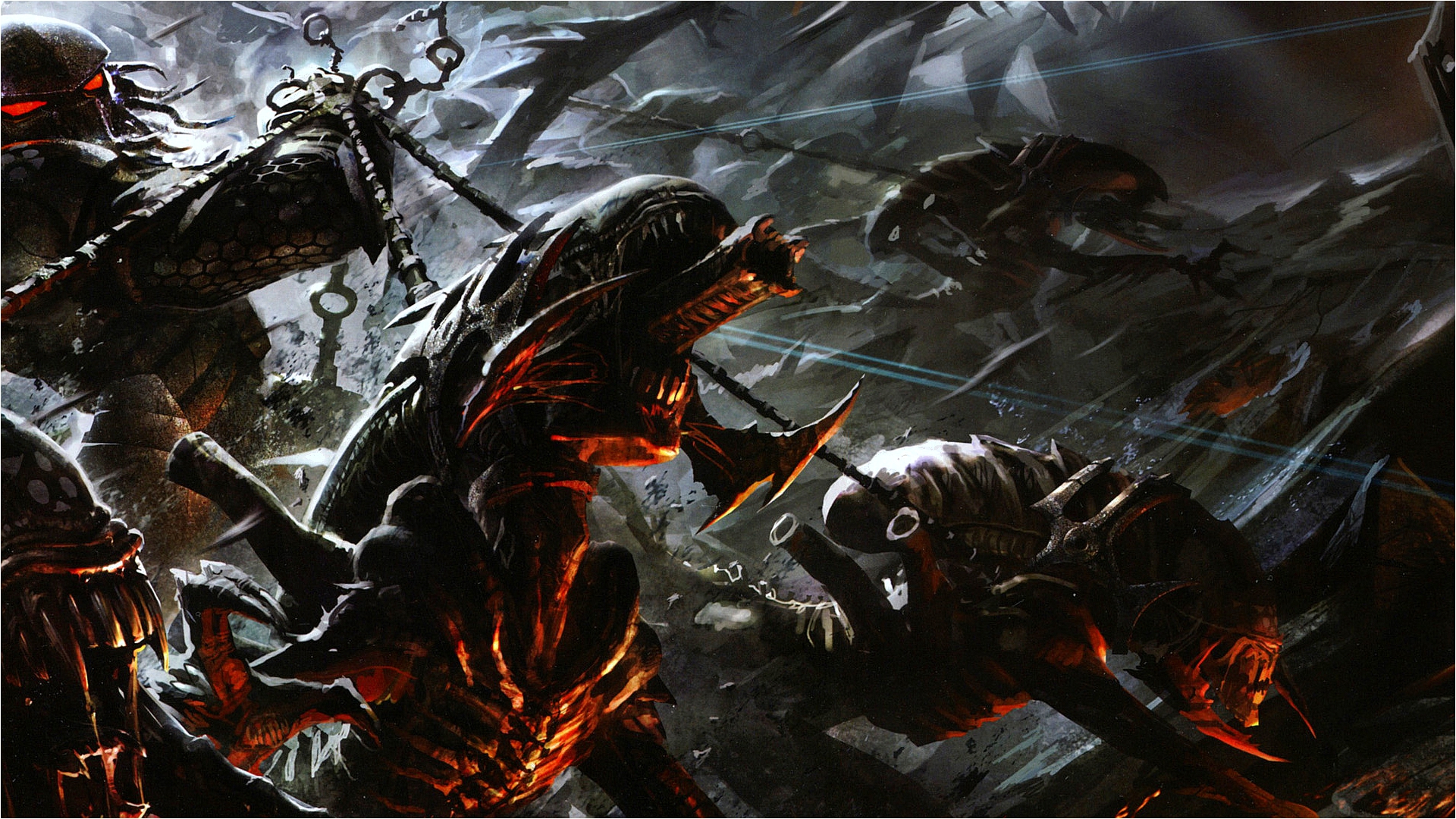 Aliens Vs Predator wallpapers for desktop, download free Aliens Vs