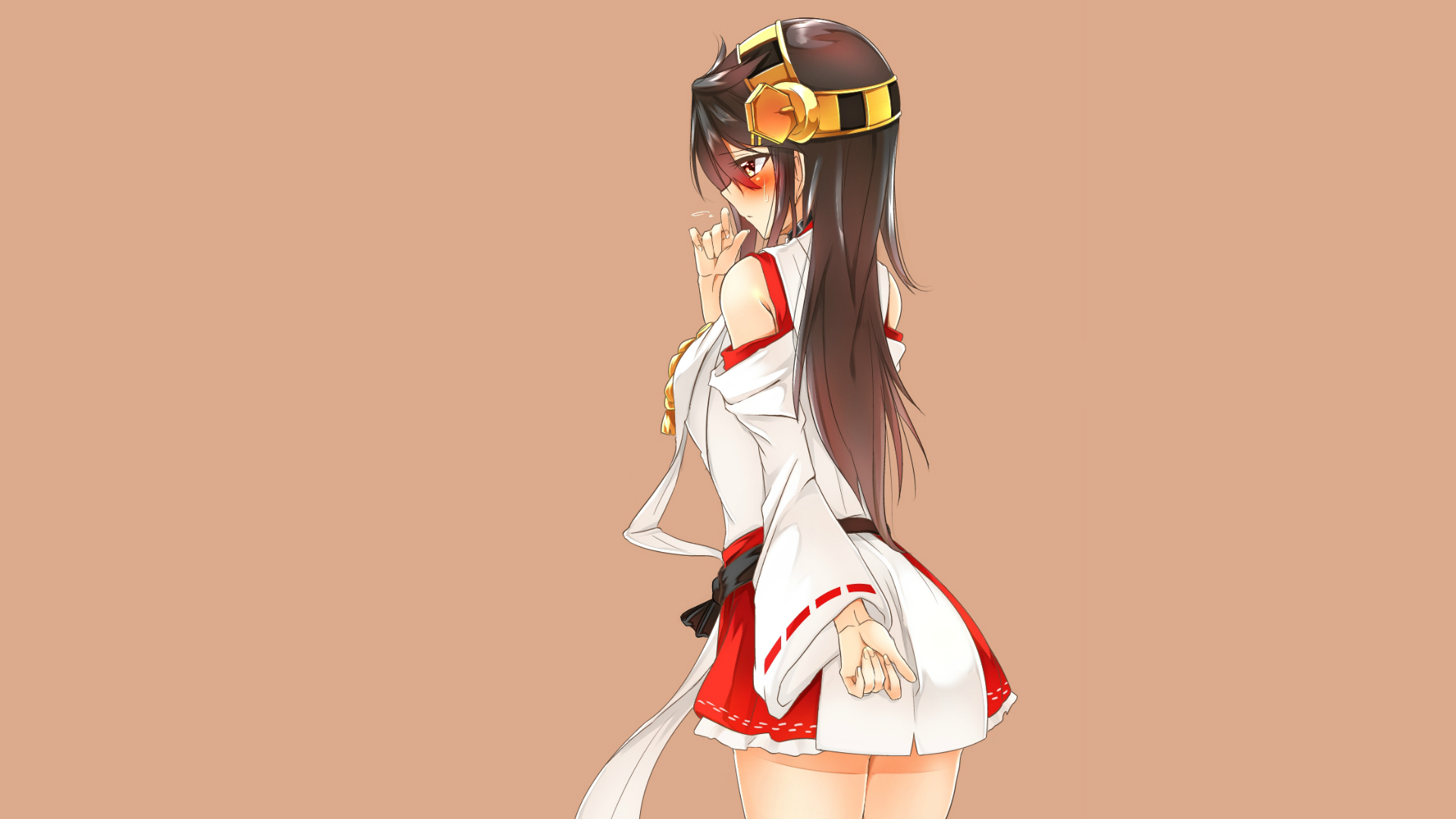 Download Haruna (Kancolle) Anime Kantai Collection HD Wallpaper