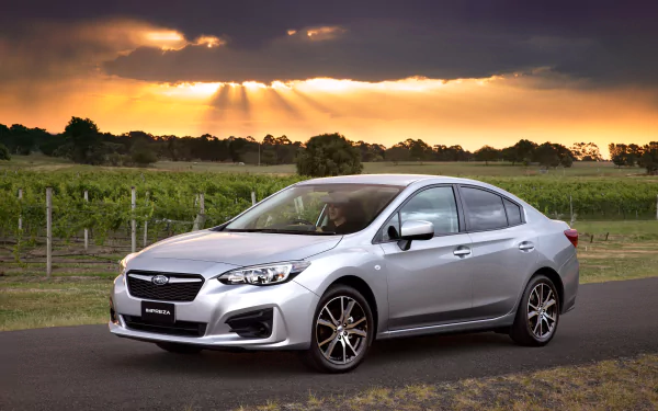 silver car compact car car Subaru vehicle Subaru Impreza HD Desktop Wallpaper | Background Image