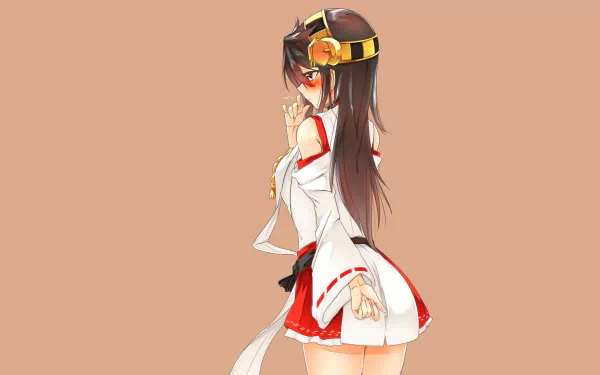 Haruna (Kancolle) Anime Kantai Collection HD Desktop Wallpaper | Background Image