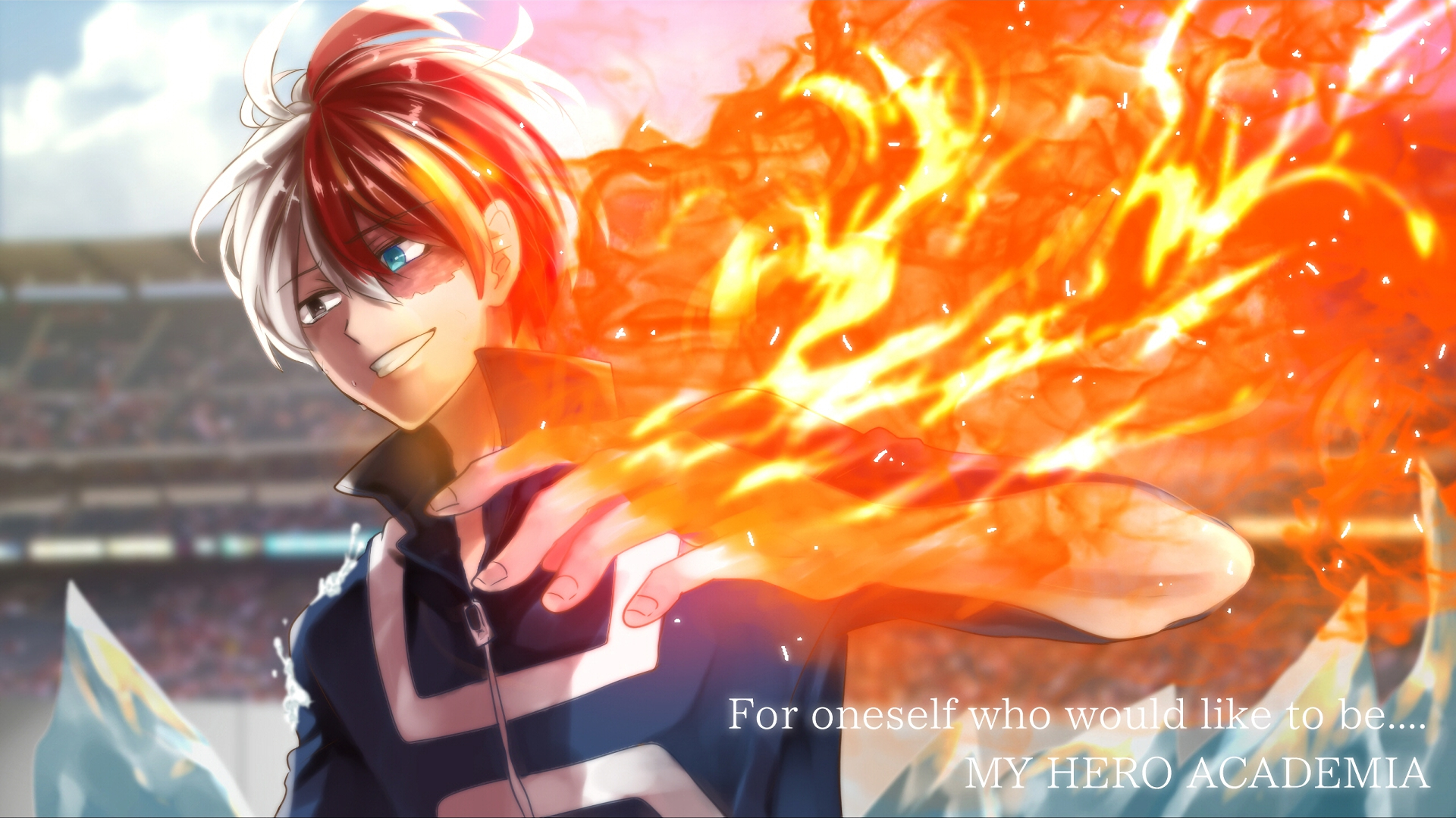 Download Shoto Todoroki Anime My Hero Academia HD Wallpaper