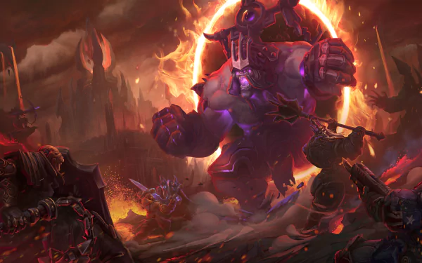 Monk (Diablo III) Leoric (Diablo III) Jim Raynor Azmodan (Diablo III) Sylvanas Windrunner Crusader (Diablo III) video game Heroes of the Storm HD Desktop Wallpaper | Background Image