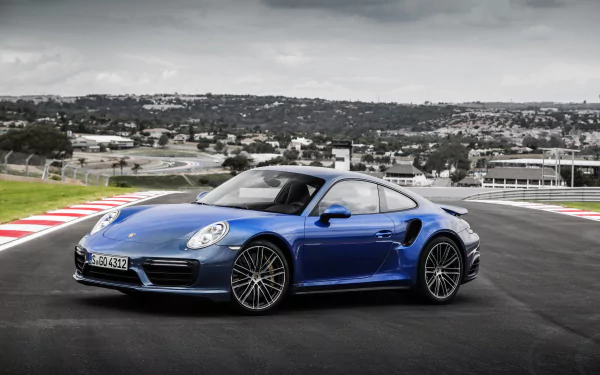 Porsche 911 Turbo on the Race Track