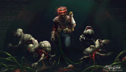  Mario meets Death Stranding by Janice Scott