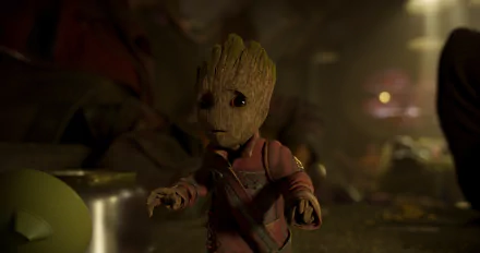 Baby Groot movie Guardians of the Galaxy Vol. 2 HD Desktop Wallpaper | Background Image