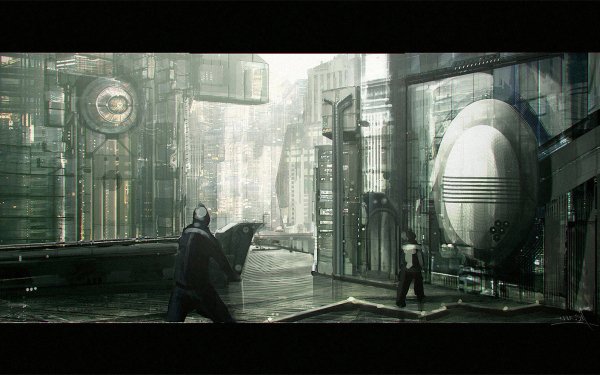 Sci Fi City HD Wallpaper | Background Image