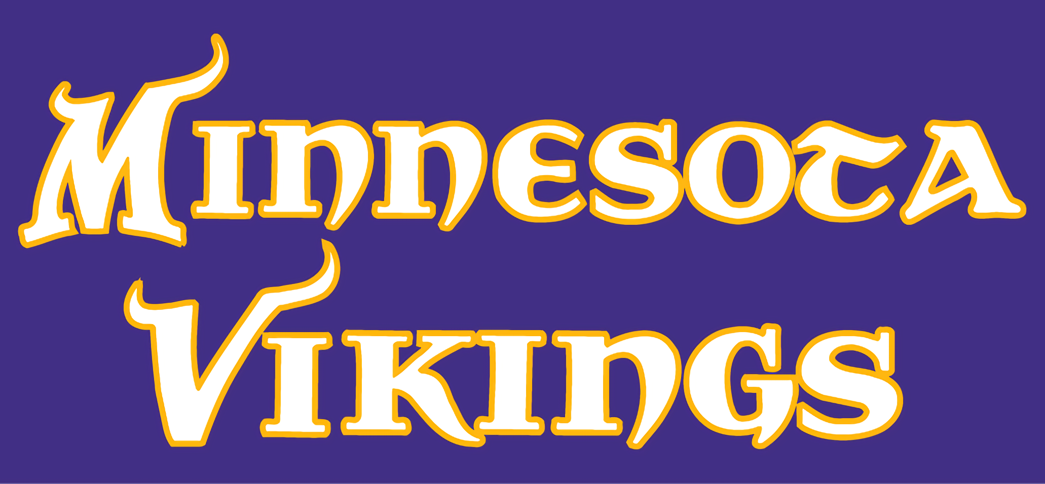 Minnesota VIKINGS Logo Gold Wallpaper