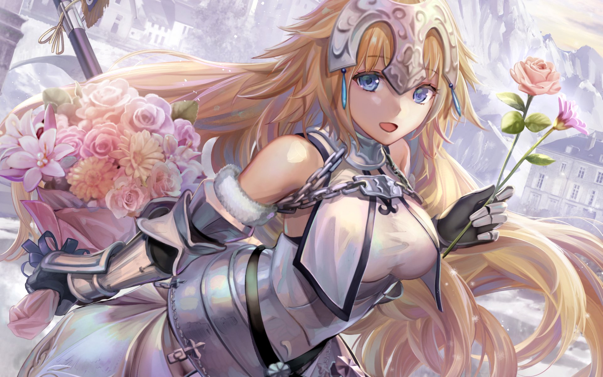 Download Ruler (Fate/Apocrypha) Anime Fate/Apocrypha  HD Wallpaper
