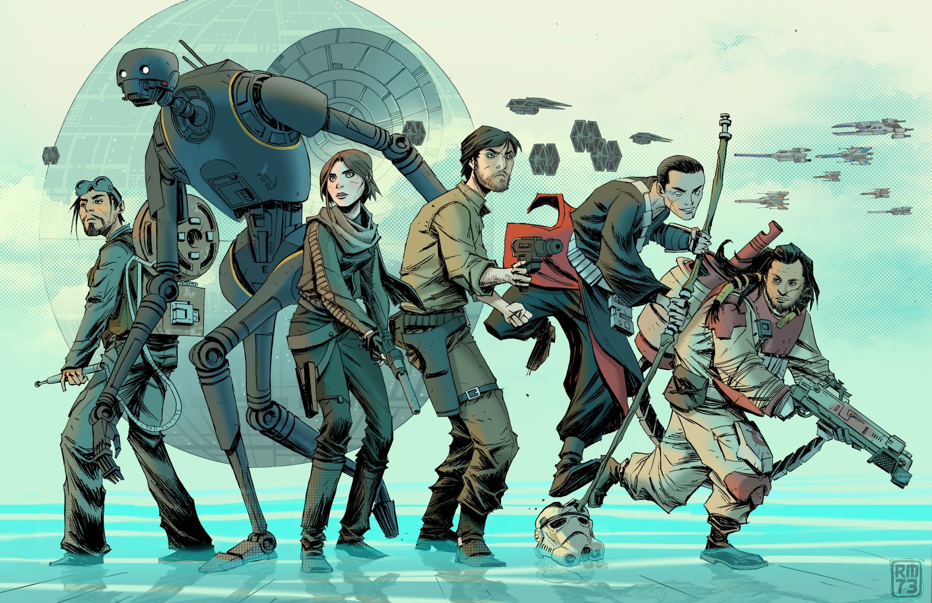 Rogue One: A Star Wars Story 4k Ultra HD Wallpaper by RUBEN MARTINEZ.