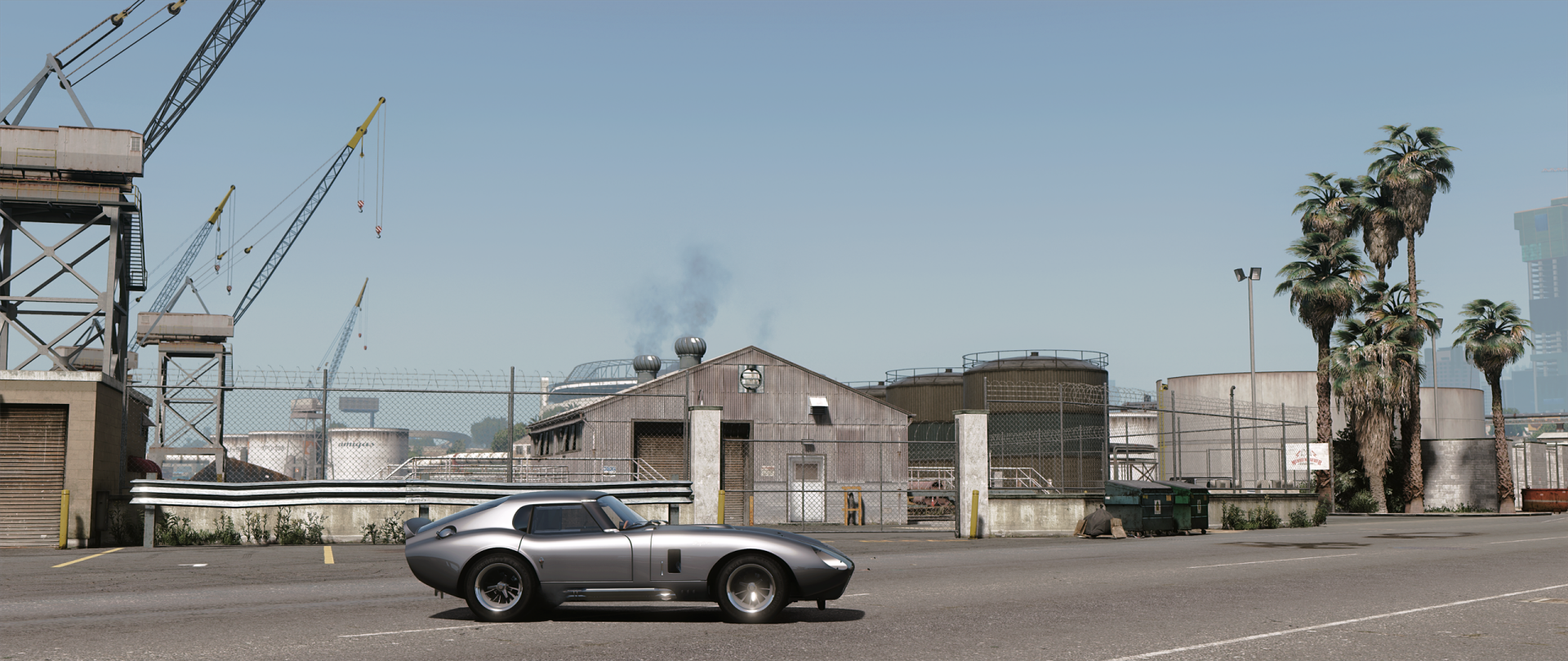 Los Santos Harbor Classic — GTA V HD Wallpaper