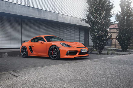  Orange Porsche Cayman