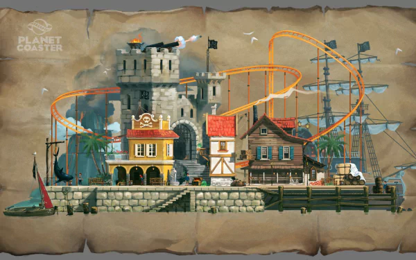 video game Planet Coaster HD Desktop Wallpaper | Background Image