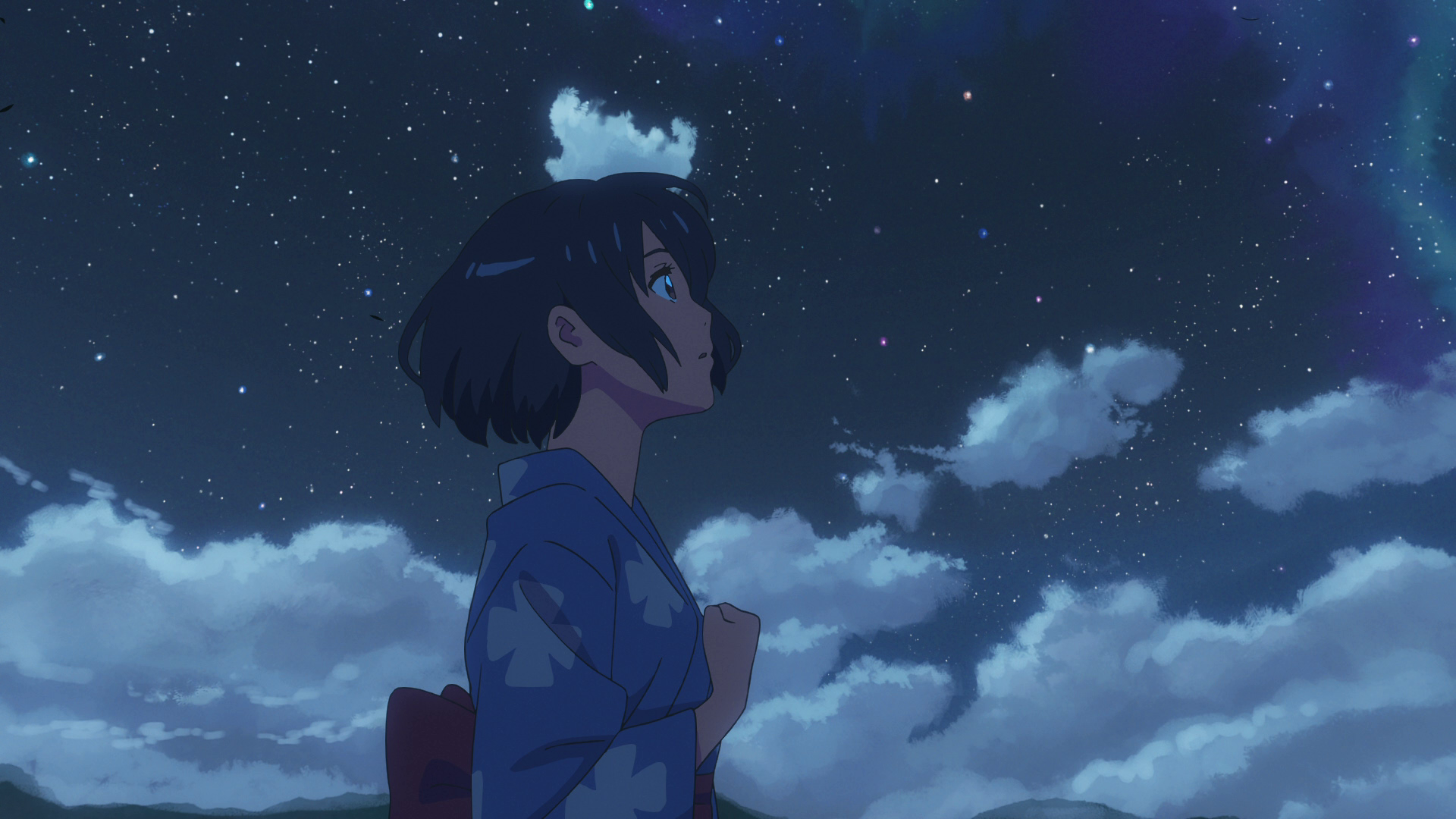 Your name, anime, stars, HD phone wallpaper