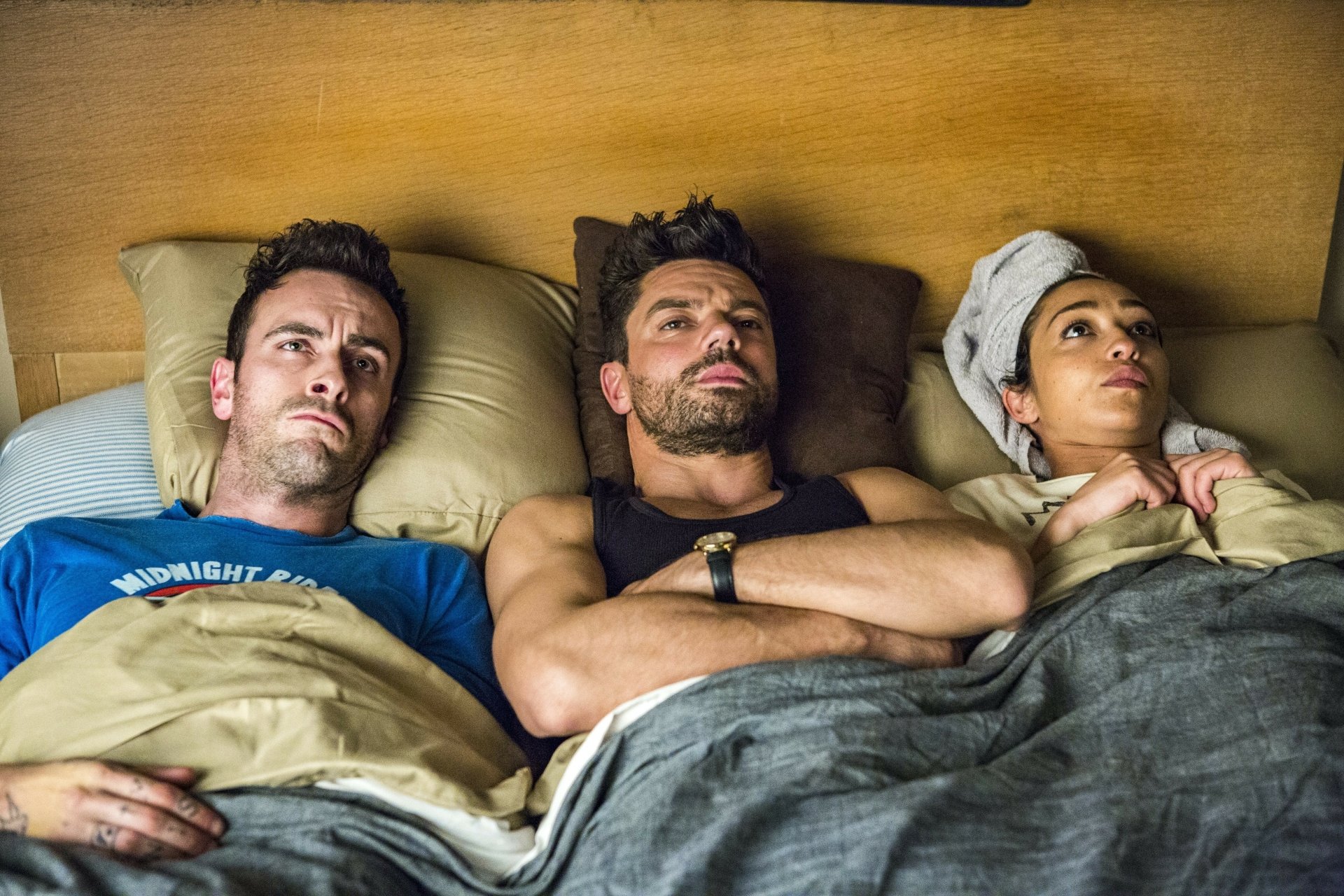 Download Tulip O'Hare Ruth Negga Cassidy (Preacher) Joseph Gilgun Jesse Custer Dominic Cooper TV Show Preacher 4k Ultra HD Wallpaper