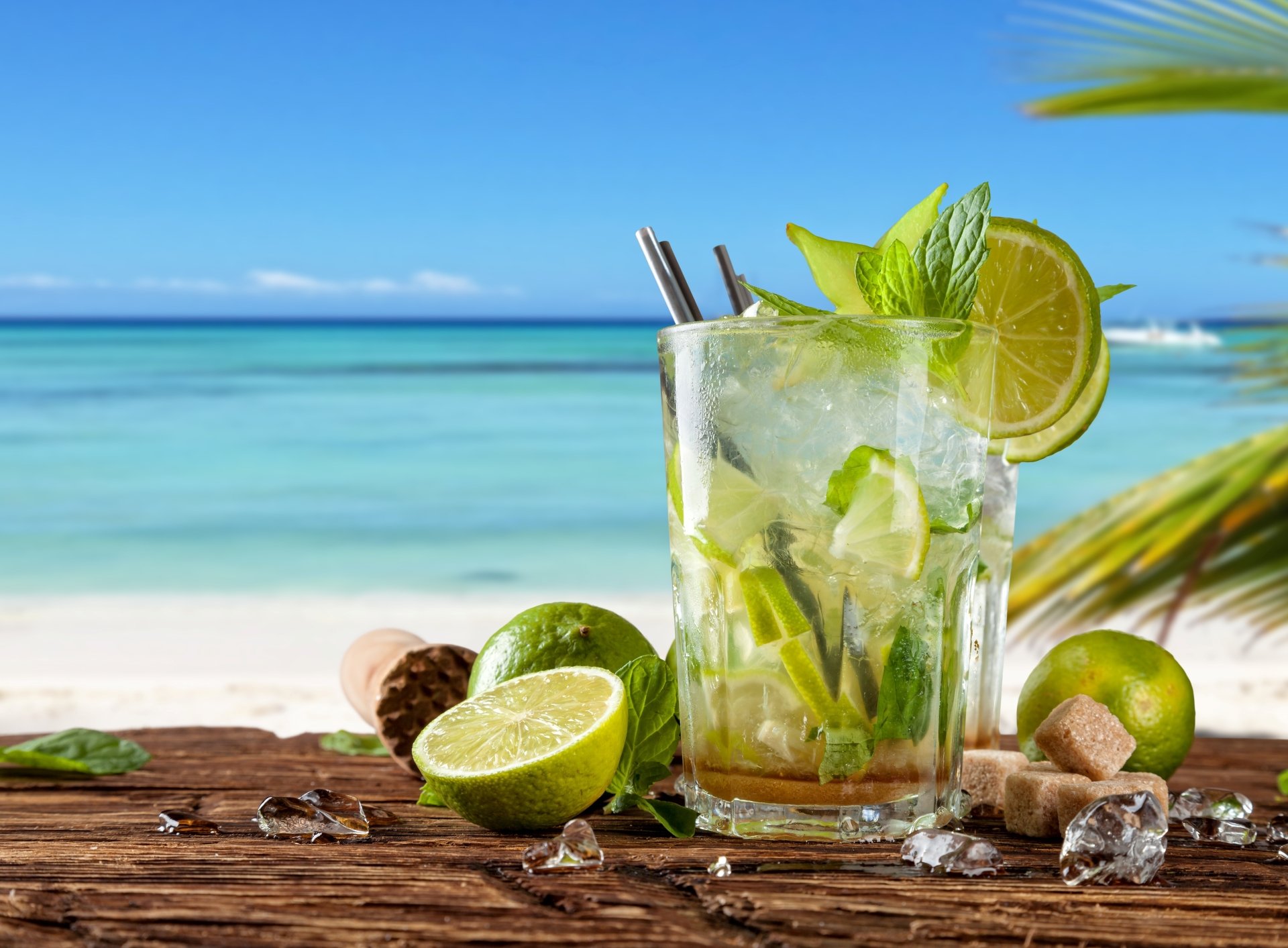 Download Fruit Summer Tropical Lemon Glass Drink Mojito Food Cocktail 4k Ultra Hd Wallpaper 8286