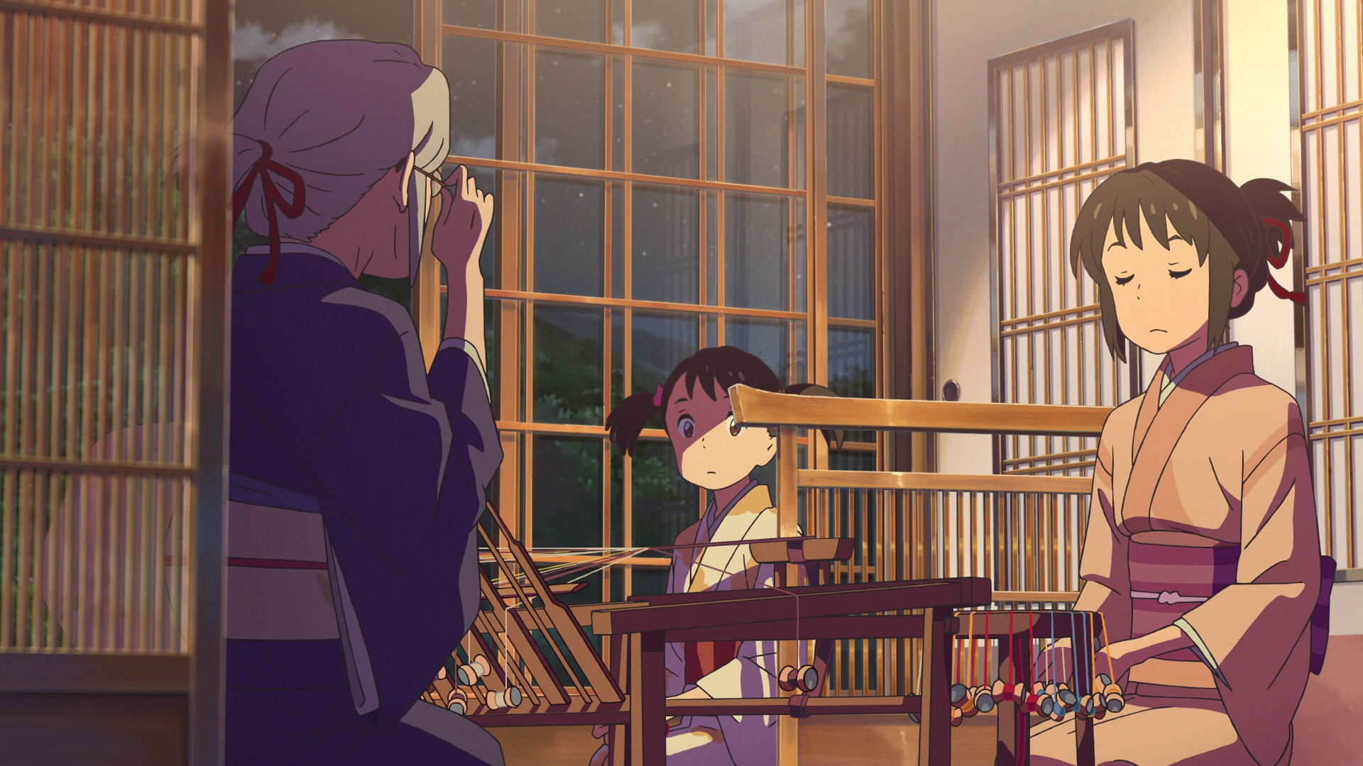 Download Yotsuha Miyamizu Mitsuha Miyamizu Hitoha Miyamizu Your Name. Anime HD Wallpaper