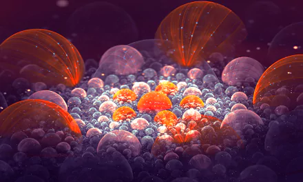 sphere purple orange (Color) Abstract fractal abstract purple HD Desktop Wallpaper | Background Image
