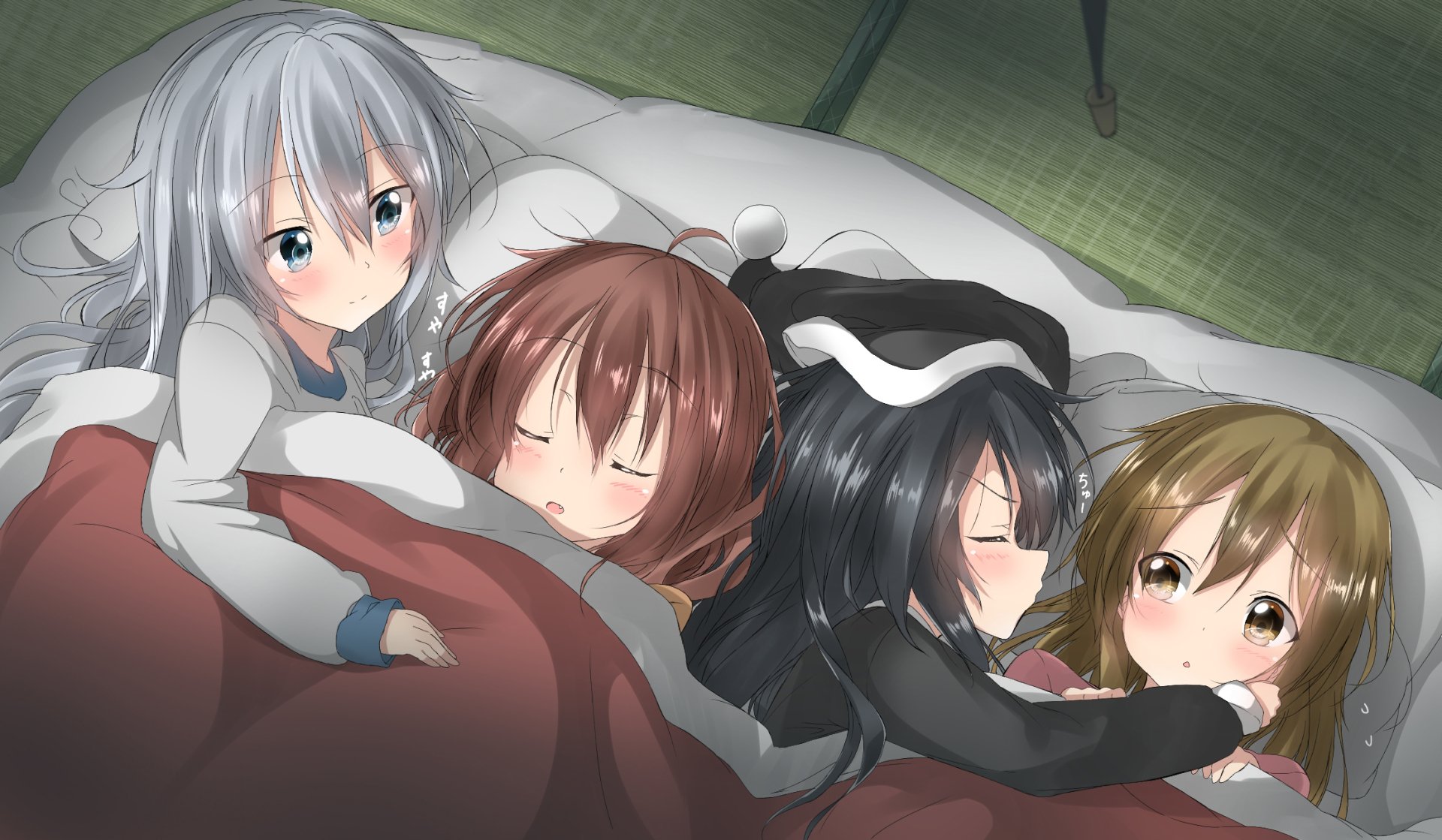 Download Ikazuchi (Kancolle) Inazuma (Kancolle) Akatsuki (KanColle) Hibiki (Kancolle) Anime Kantai Collection HD Wallpaper by ぺんたごん