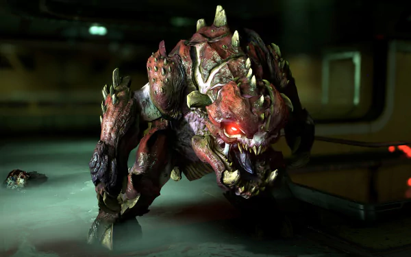 Pinky (Doom) video game Doom (2016) HD Desktop Wallpaper | Background Image