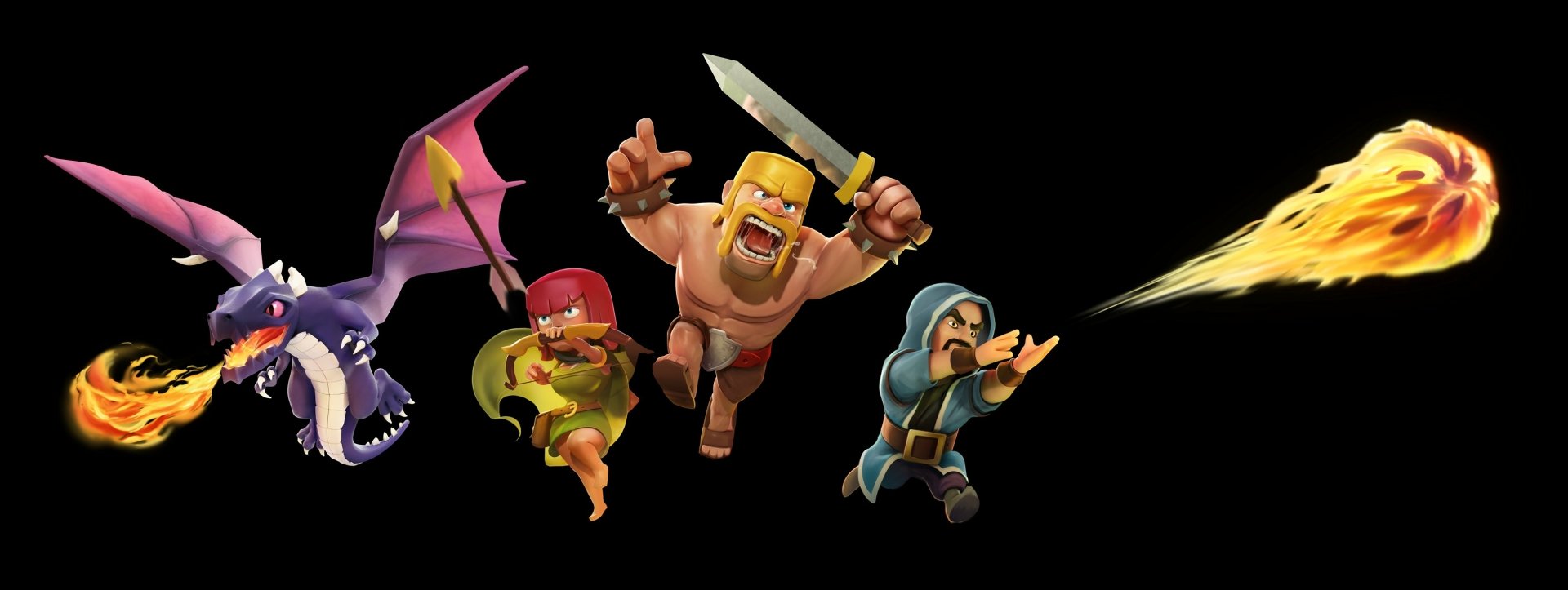 Download Video Game Clash Of Clans HD Wallpaper
