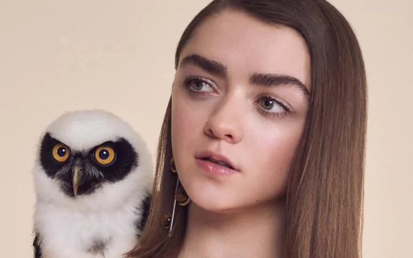 owl Celebrity Maisie Williams HD Desktop Wallpaper | Background Image