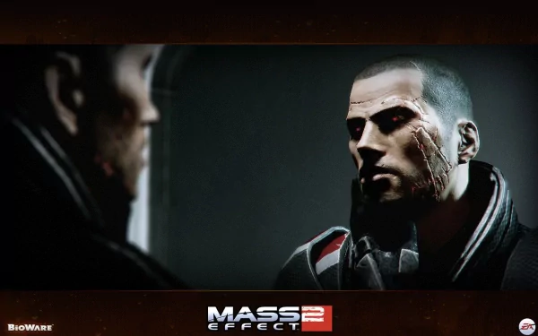 Commander Shepard scar video game Mass Effect 2 HD Desktop Wallpaper | Background Image