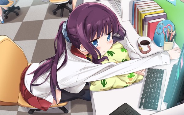 Anime New Game! Hifumi Takimoto HD Wallpaper | Background Image