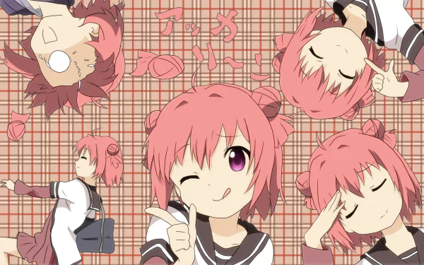 Akari Akaza Anime YuruYuri HD Desktop Wallpaper | Background Image