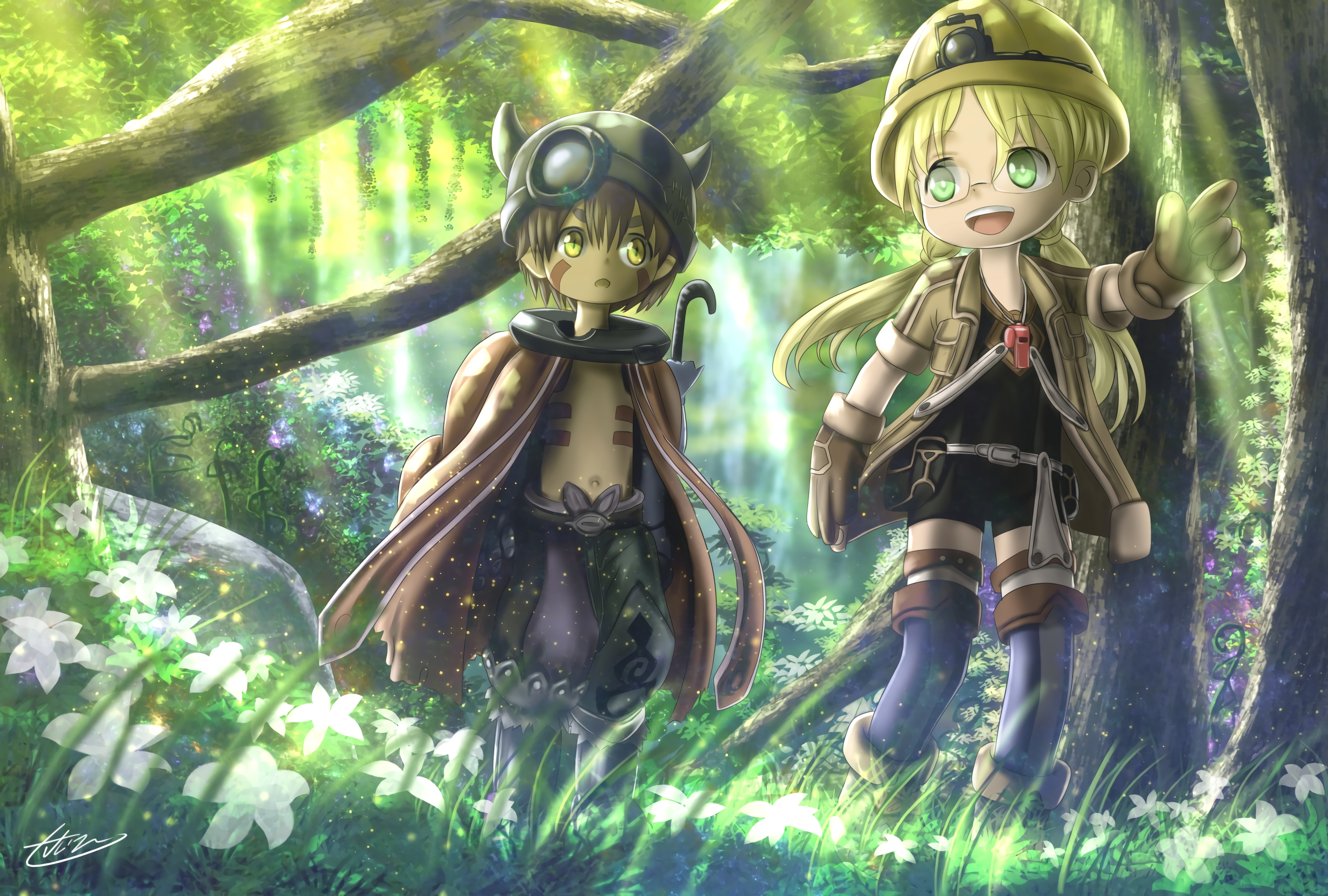 Anime Made In Abyss HD Wallpaper by けいん