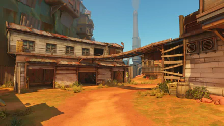 Junkertown (Overwatch) video game Overwatch HD Desktop Wallpaper | Background Image
