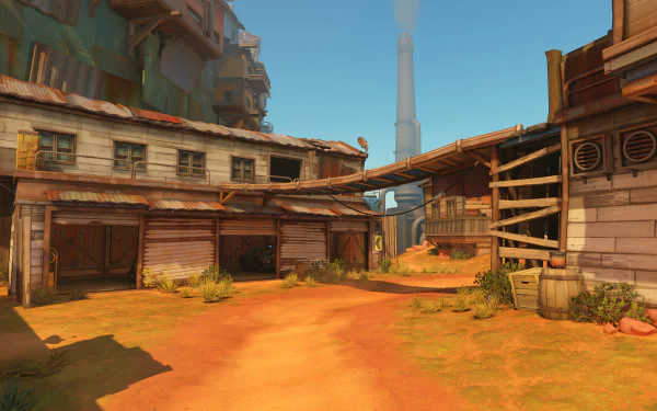Junkertown (Overwatch) video game Overwatch HD Desktop Wallpaper | Background Image