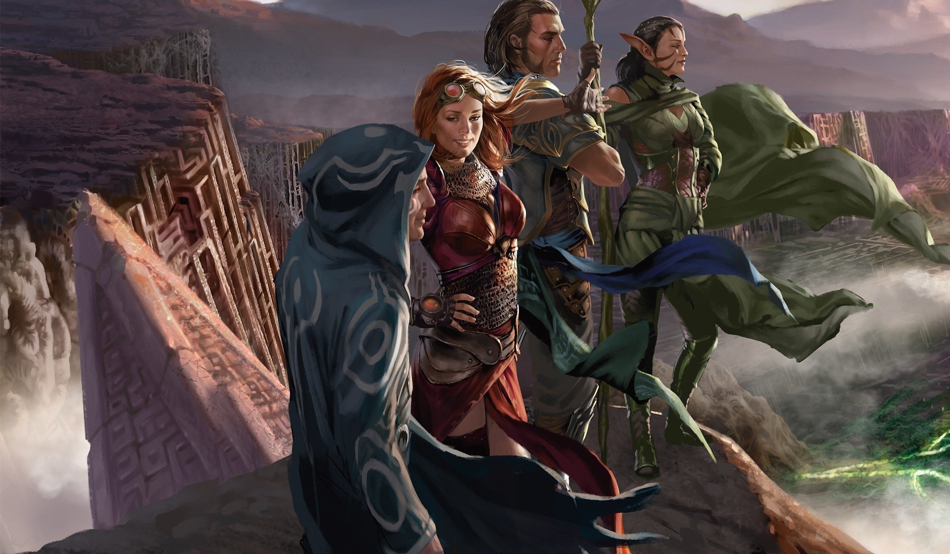 Download Warrior Magician Elf Man Made Magic: The Gathering HD Wallpaper