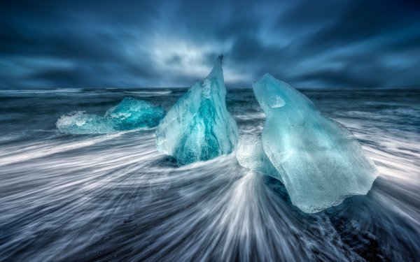 Nature Ice Ocean Horizon HD Wallpaper | Background Image