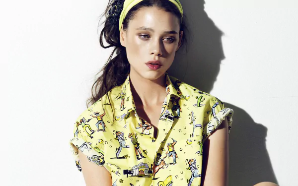 brunette actress French woman Astrid Bergès-Frisbey HD Desktop Wallpaper | Background Image