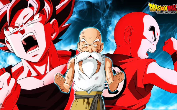 Master Roshi (Dragon Ball) Krillin (Dragon Ball) Goku Anime Dragon Ball Super HD Desktop Wallpaper | Background Image