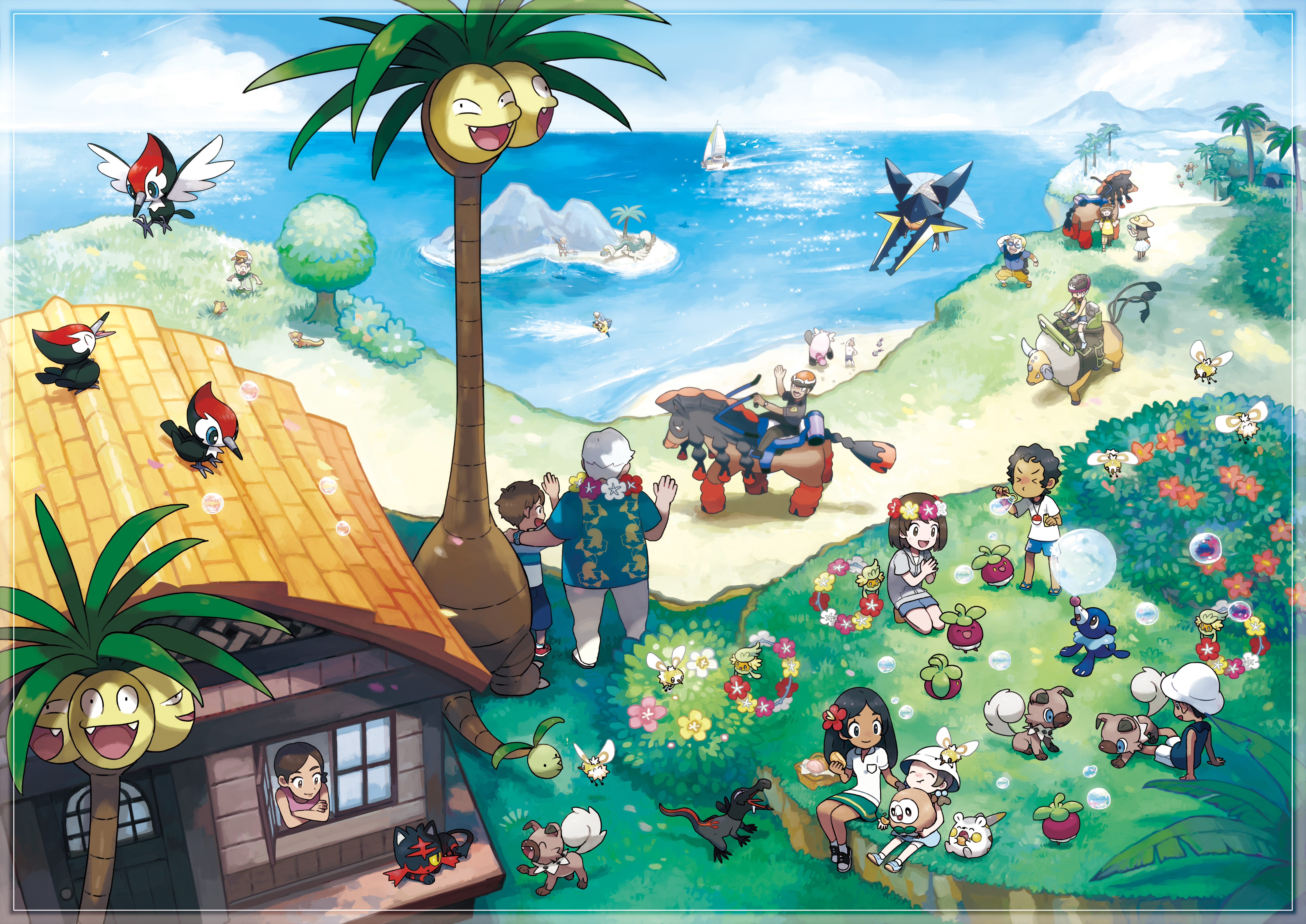 Video Game Pokémon: Sun and Moon 4k Ultra HD Wallpaper