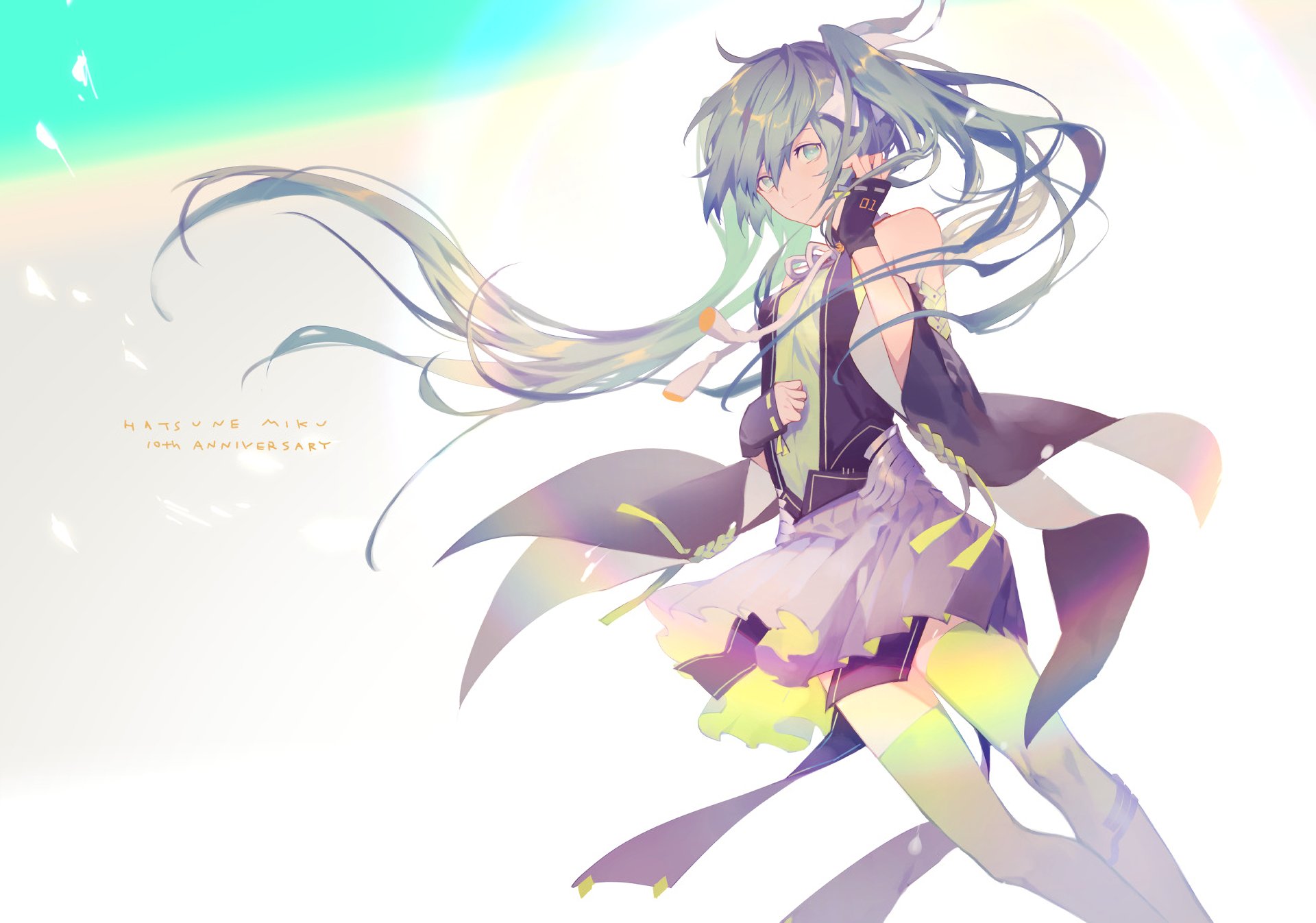 Download Hatsune Miku Anime Vocaloid HD Wallpaper