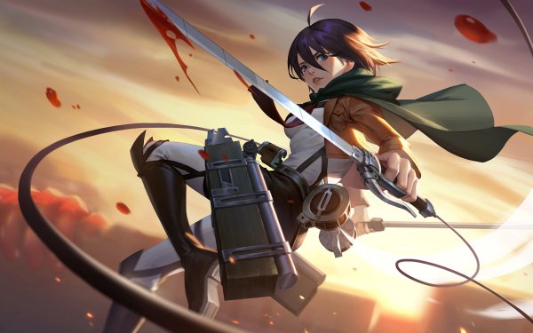 Anime Attack On Titan Mikasa Ackerman HD Wallpaper | Background Image