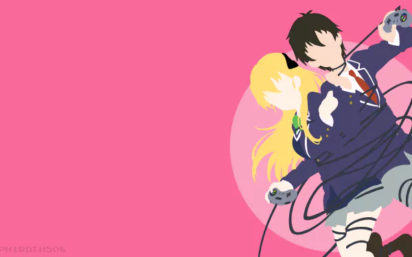 Keita Amano Karen Tendou Anime gamer HD Desktop Wallpaper | Background Image