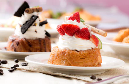 pastry cream food dessert HD Desktop Wallpaper | Background Image