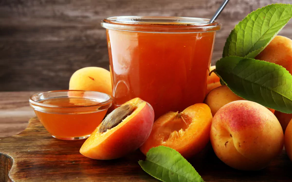 apricot fruit food jam HD Desktop Wallpaper | Background Image