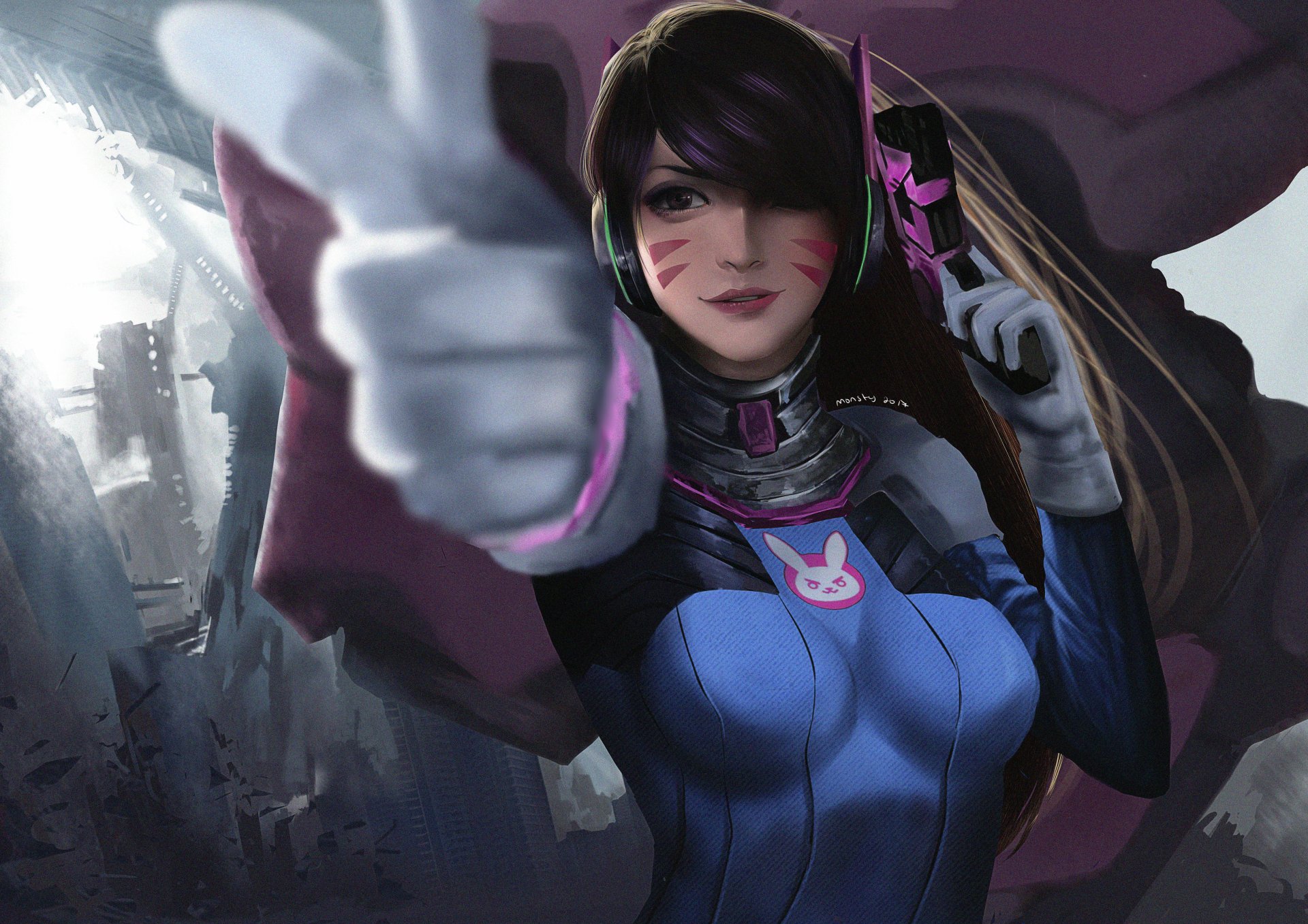 Download D.Va (Overwatch) Video Game Overwatch 4k Ultra HD Wallpaper by ...