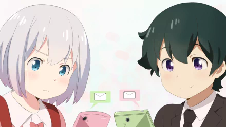 Masamune Izumi Sagiri Izumi Anime EroManga-Sensei HD Desktop Wallpaper | Background Image