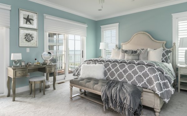 Man Made Room Bedroom Bed Furniture HD Wallpaper | Background Image