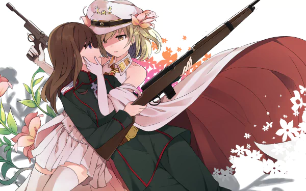 Viktoriya Ivanovna Serebryakov Tanya Degurechaff Anime The Saga of Tanya the Evil HD Desktop Wallpaper | Background Image