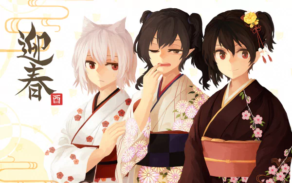 Aya Shameimaru Momiji Inubashiri Hatate Himekaidou HD Desktop Wallpaper | Background Image